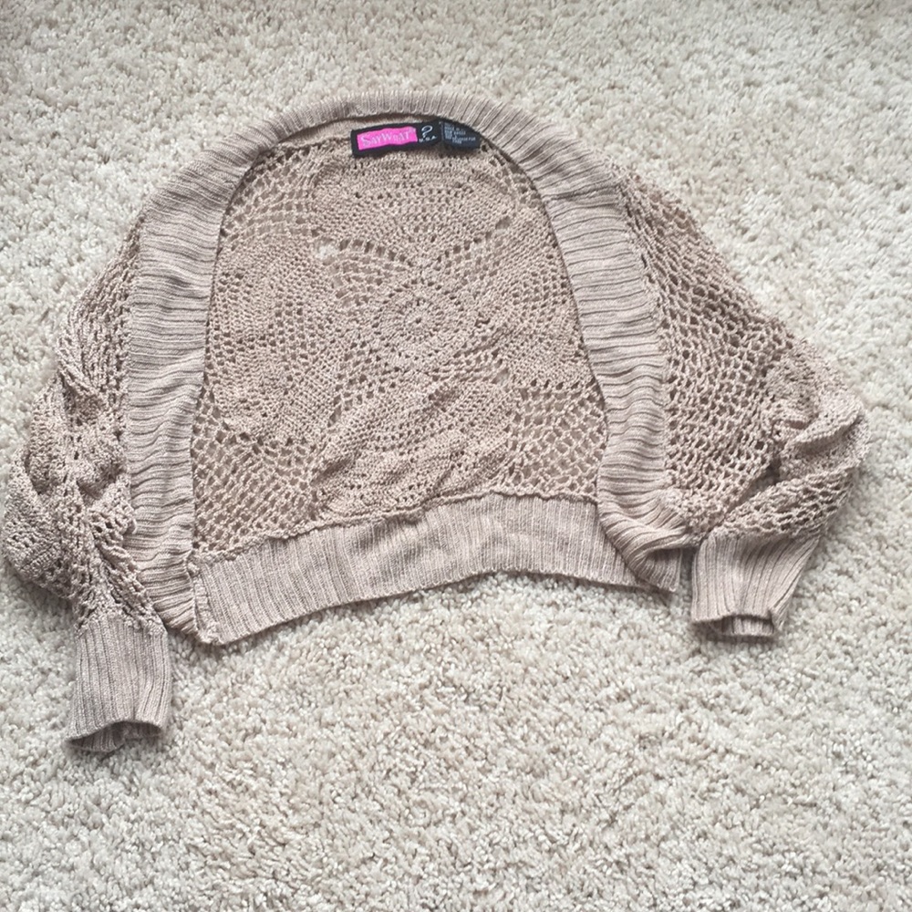 Say What Crotchet Shrug